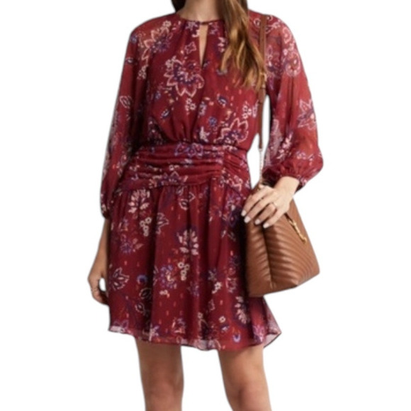 Vince Camuto dress Printed Fit Flare size 14 - Picture 1 of 8
